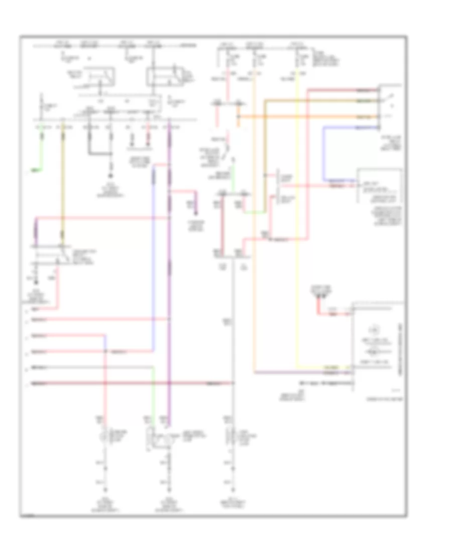 Exterior Lamps  Trailer connector Wiring Diagram 2 of 2 for Nissan Titan LE 2004