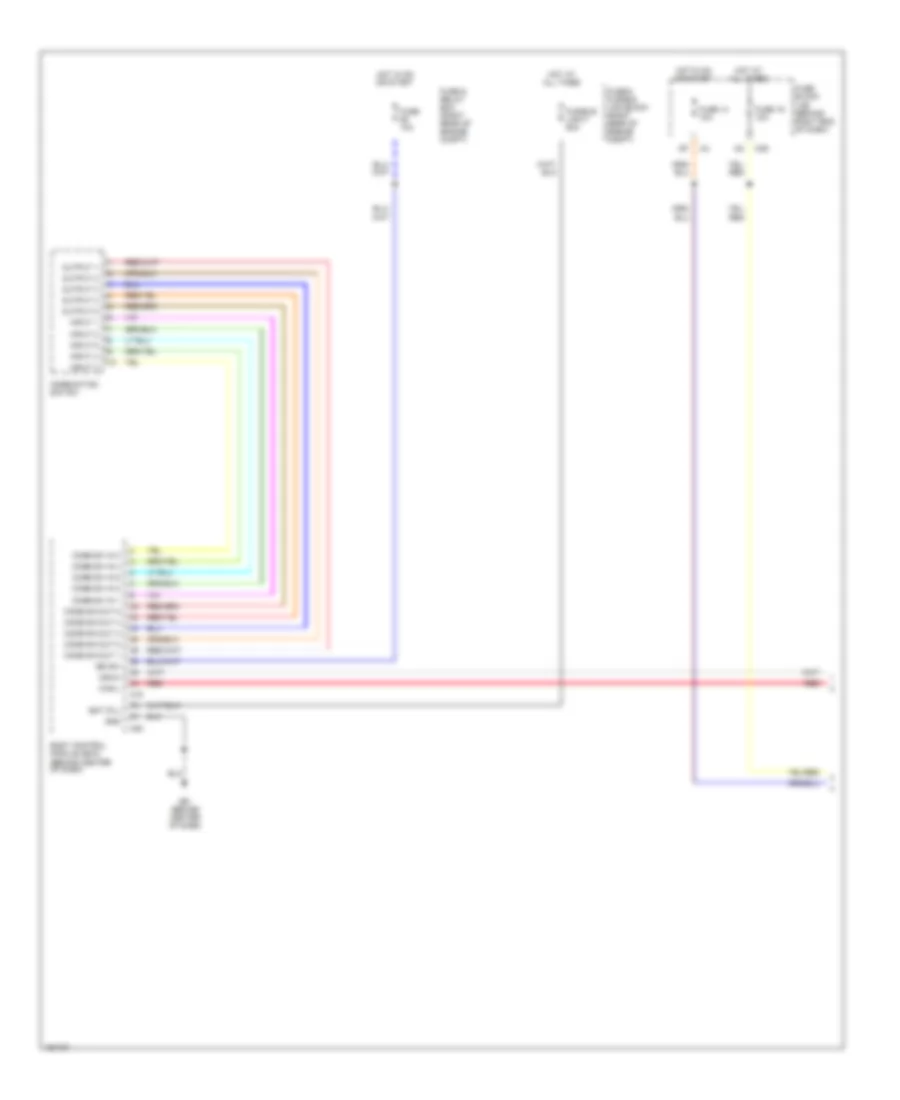 Headlamps Wiring Diagram, with DRL (1 of 2) for Nissan Titan LE 2004