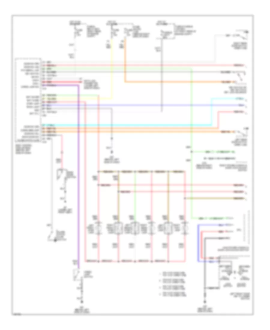 Courtesy Lamps Wiring Diagram 1 of 2 for Nissan Titan LE 2004