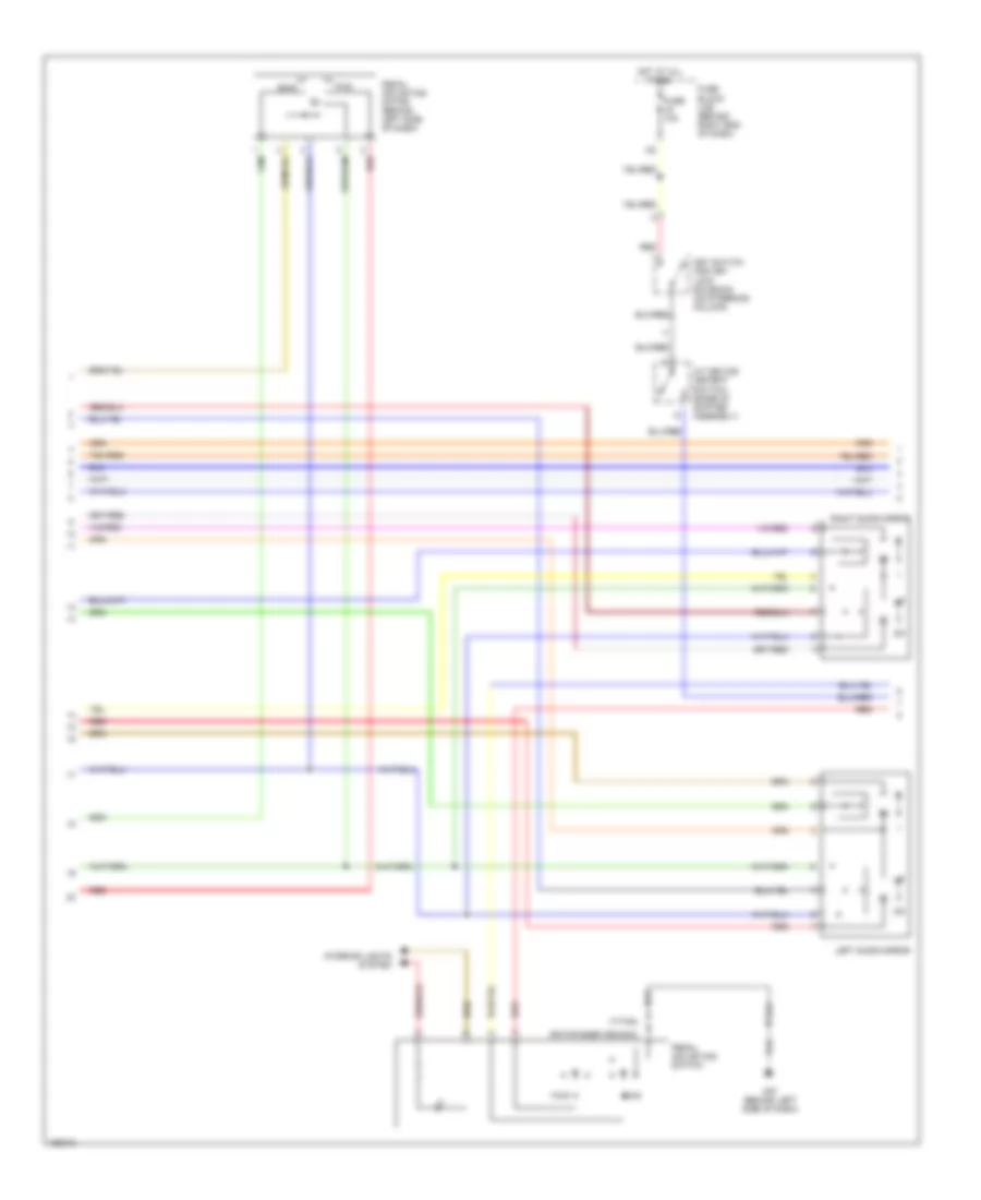 Memory Systems Wiring Diagram (2 of 3) for Nissan Titan LE 2004