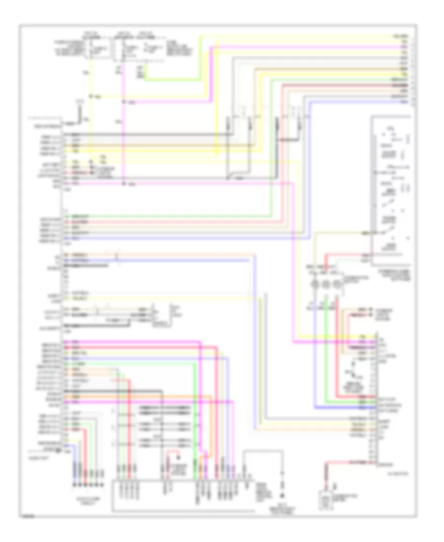 Premium Sound Radio Wiring Diagram without Navigation 1 of 2 for Nissan Titan LE 2004