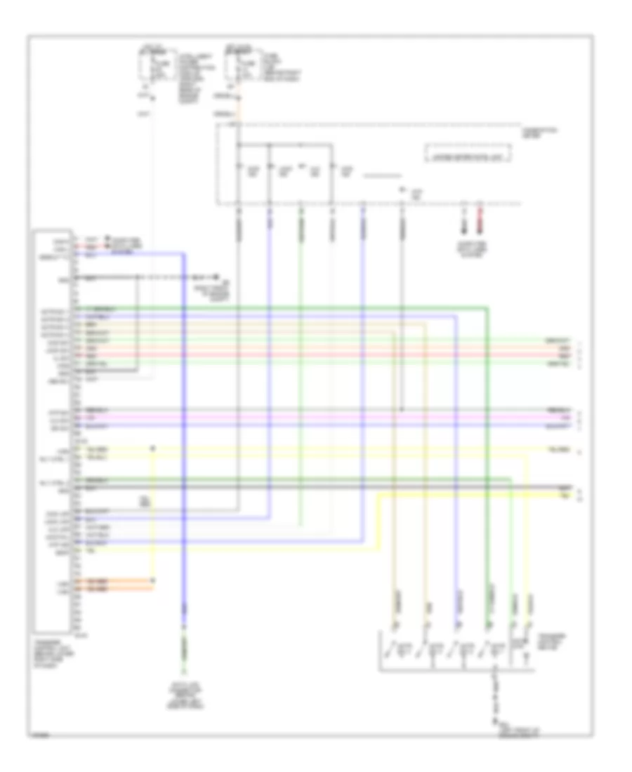 4WD Wiring Diagram 1 of 2 for Nissan Titan LE 2004