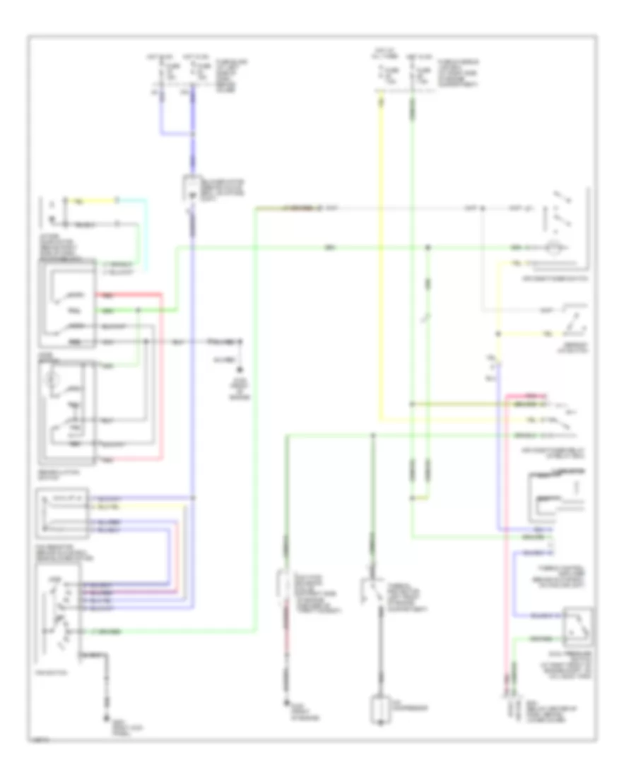 2 4L Manual A C Wiring Diagram for Nissan Xterra SE 2000