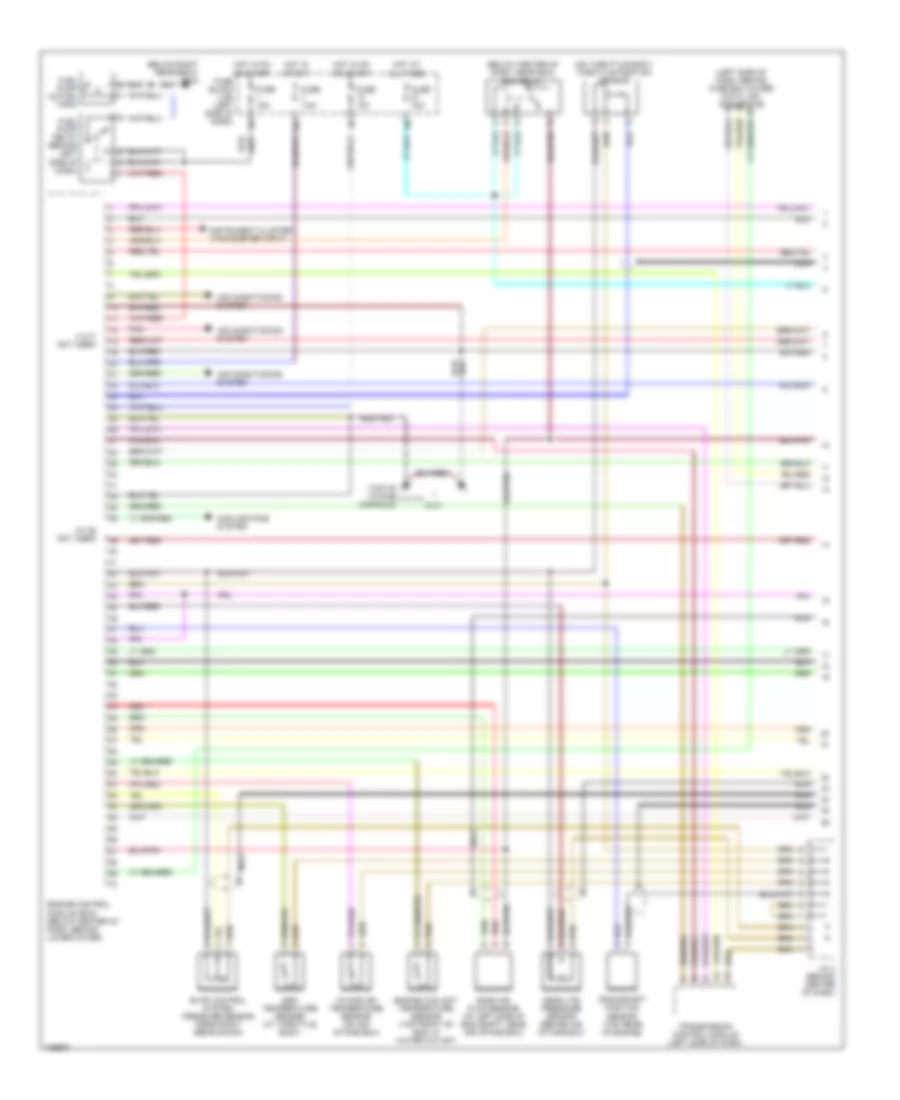 3.3L, Engine Performance Wiring Diagrams (1 of 3) for Nissan Xterra SE 2000