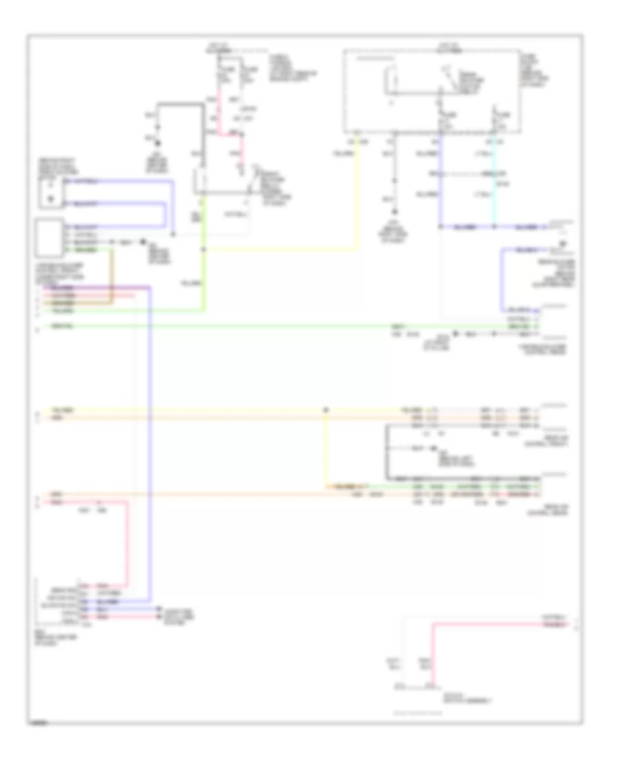 Automatic AC Wiring Diagram (2 of 3) for Nissan Armada Platinum 2014