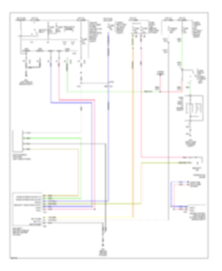 Immobilizer Wiring Diagram for Nissan Armada Platinum 2014