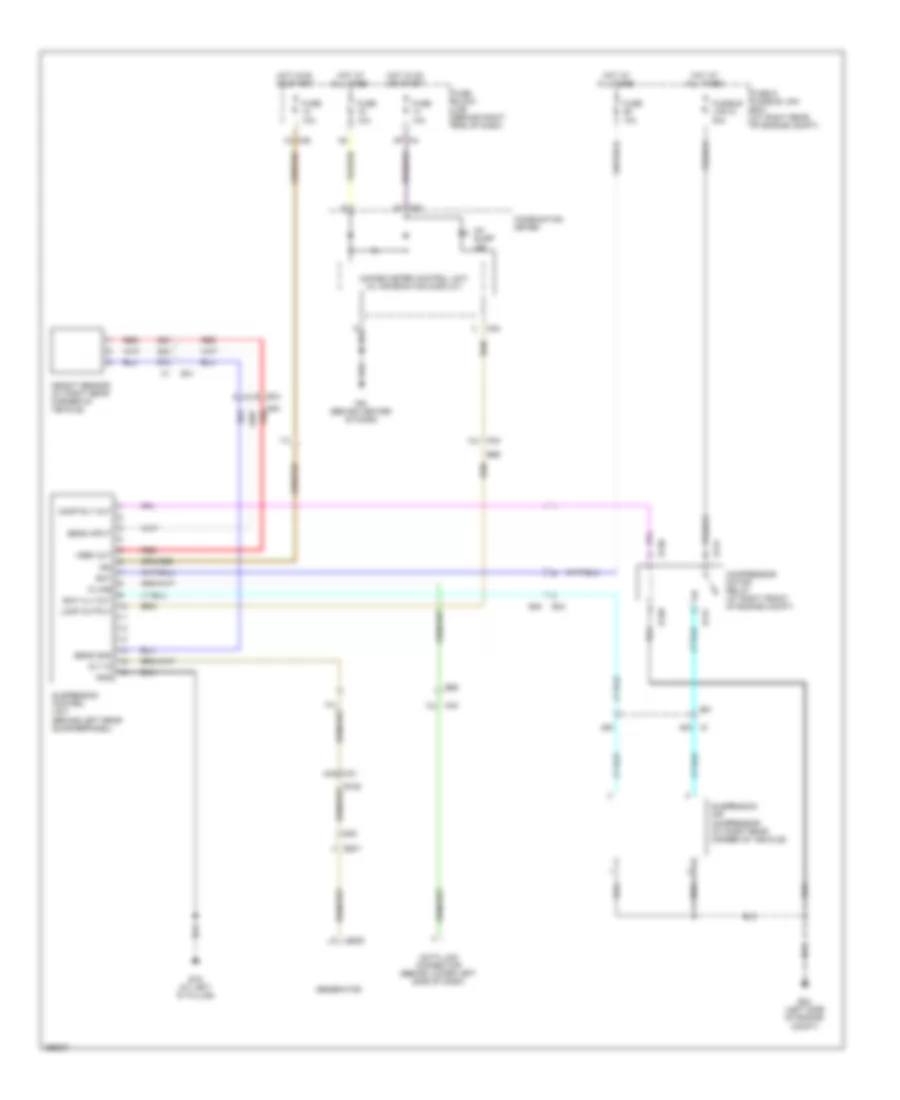 Electronic Suspension Wiring Diagram for Nissan Armada Platinum 2014