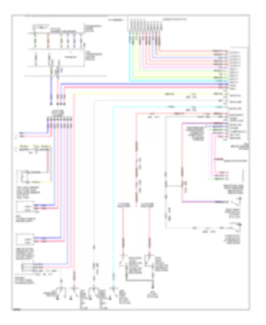 Instrument Cluster Wiring Diagram (2 of 2) for Nissan Armada Platinum 2014