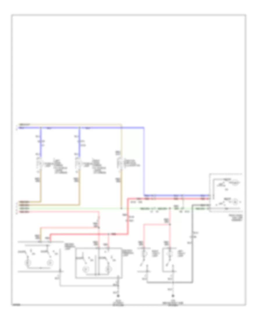 Courtesy Lamps Wiring Diagram (2 of 2) for Nissan Armada Platinum 2014