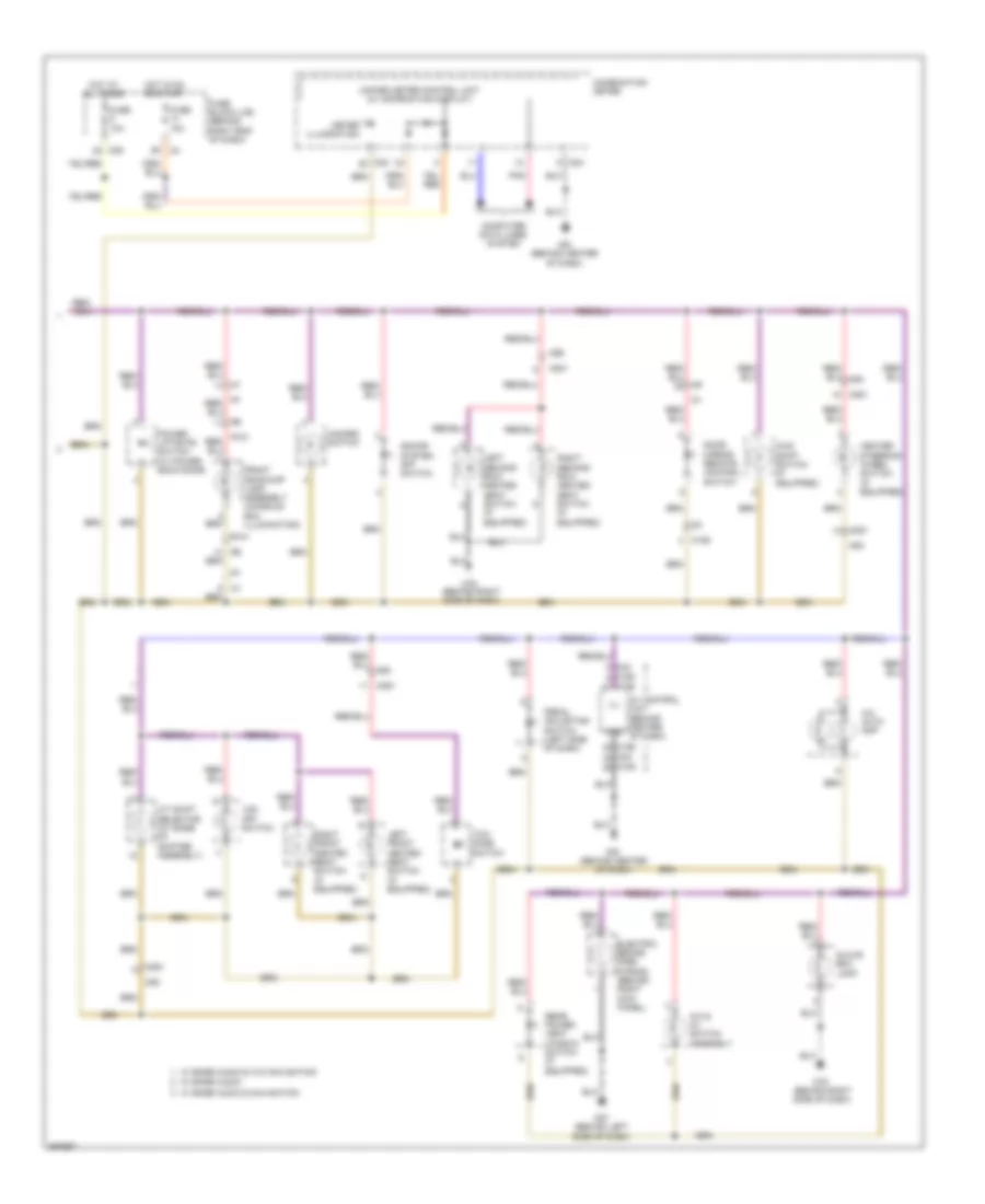 Instrument Illumination Wiring Diagram (2 of 2) for Nissan Armada Platinum 2014