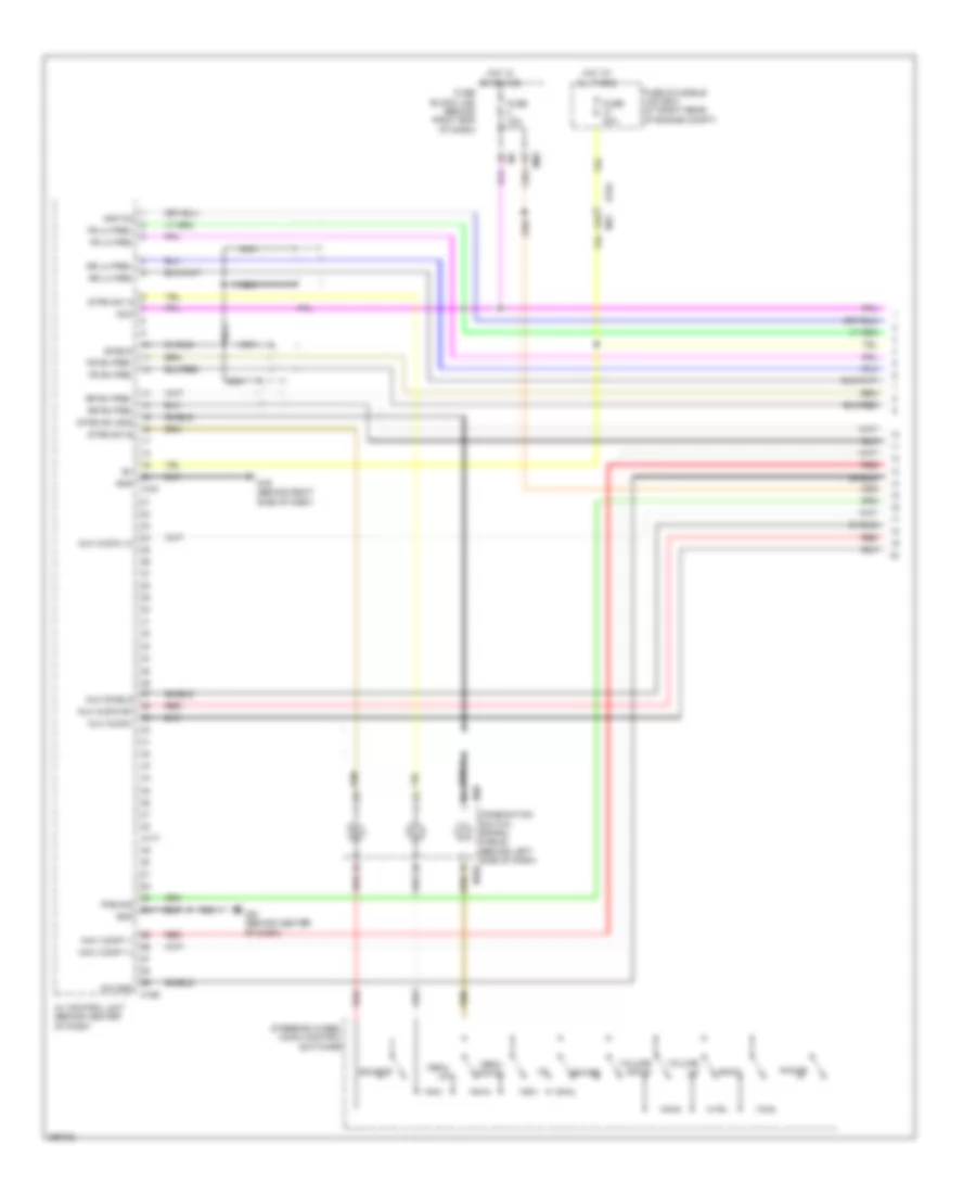 Navigation Wiring Diagram 1 of 6 for Nissan Armada Platinum 2014