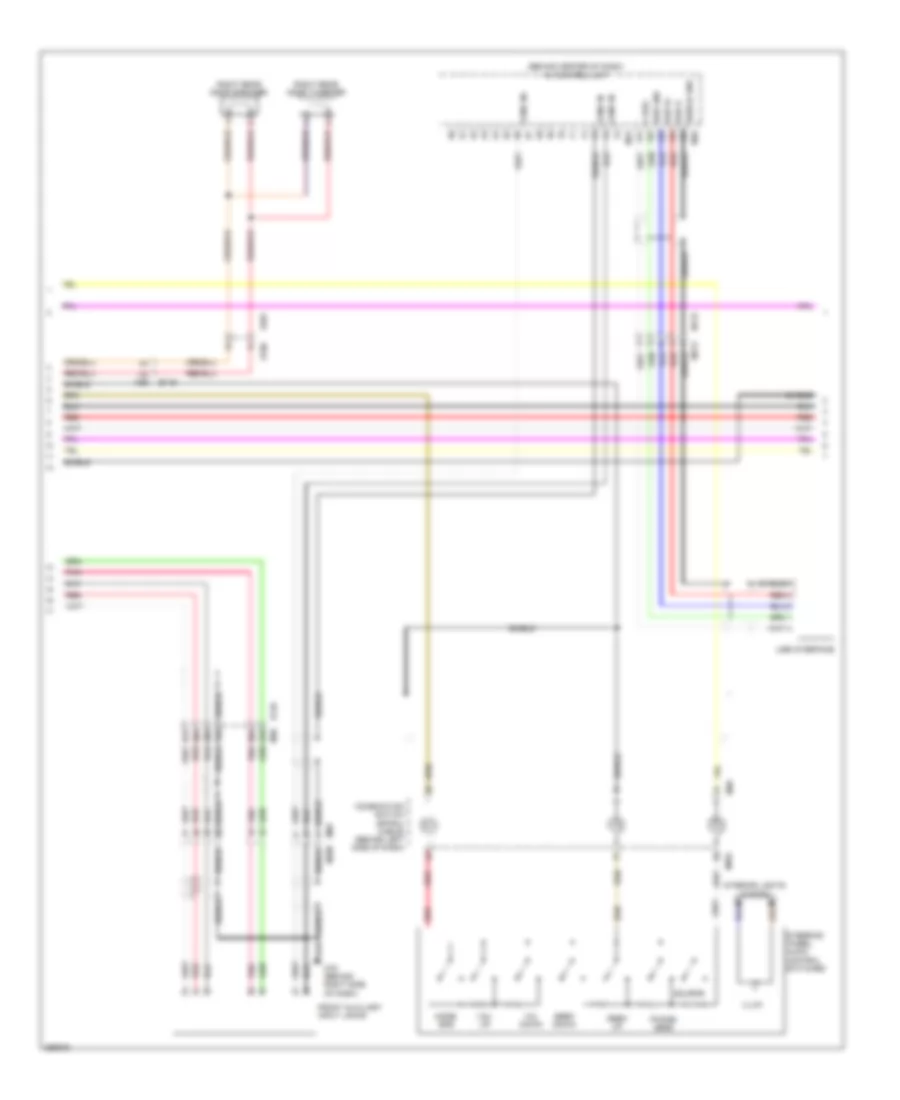 Base Radio Wiring Diagram (3 of 4) for Nissan Armada Platinum 2014