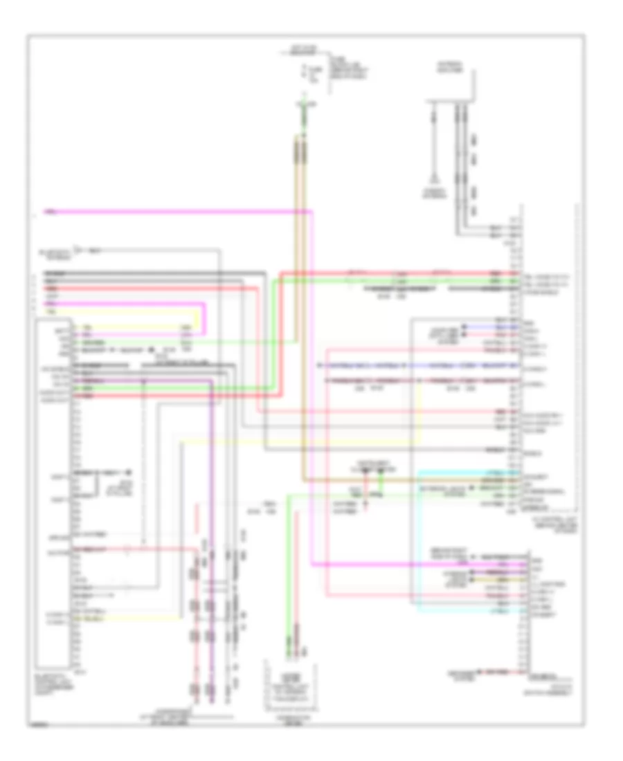 Base Radio Wiring Diagram (4 of 4) for Nissan Armada Platinum 2014