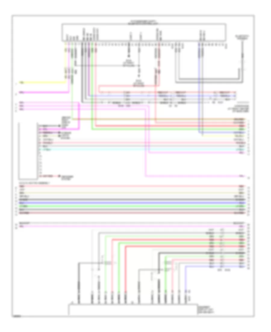 Bose Radio Wiring Diagram, without Navigation (3 of 5) for Nissan Armada Platinum 2014