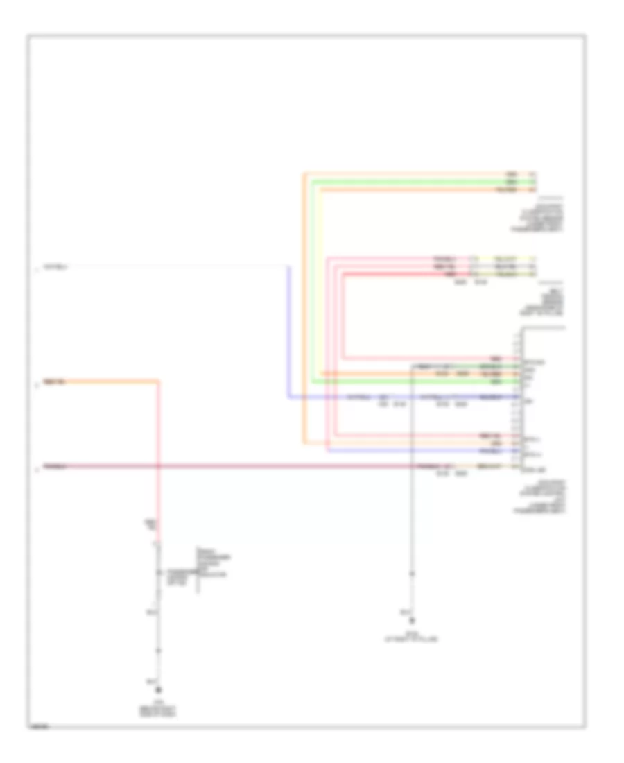 Supplemental Restraints Wiring Diagram (3 of 3) for Nissan Armada Platinum 2014