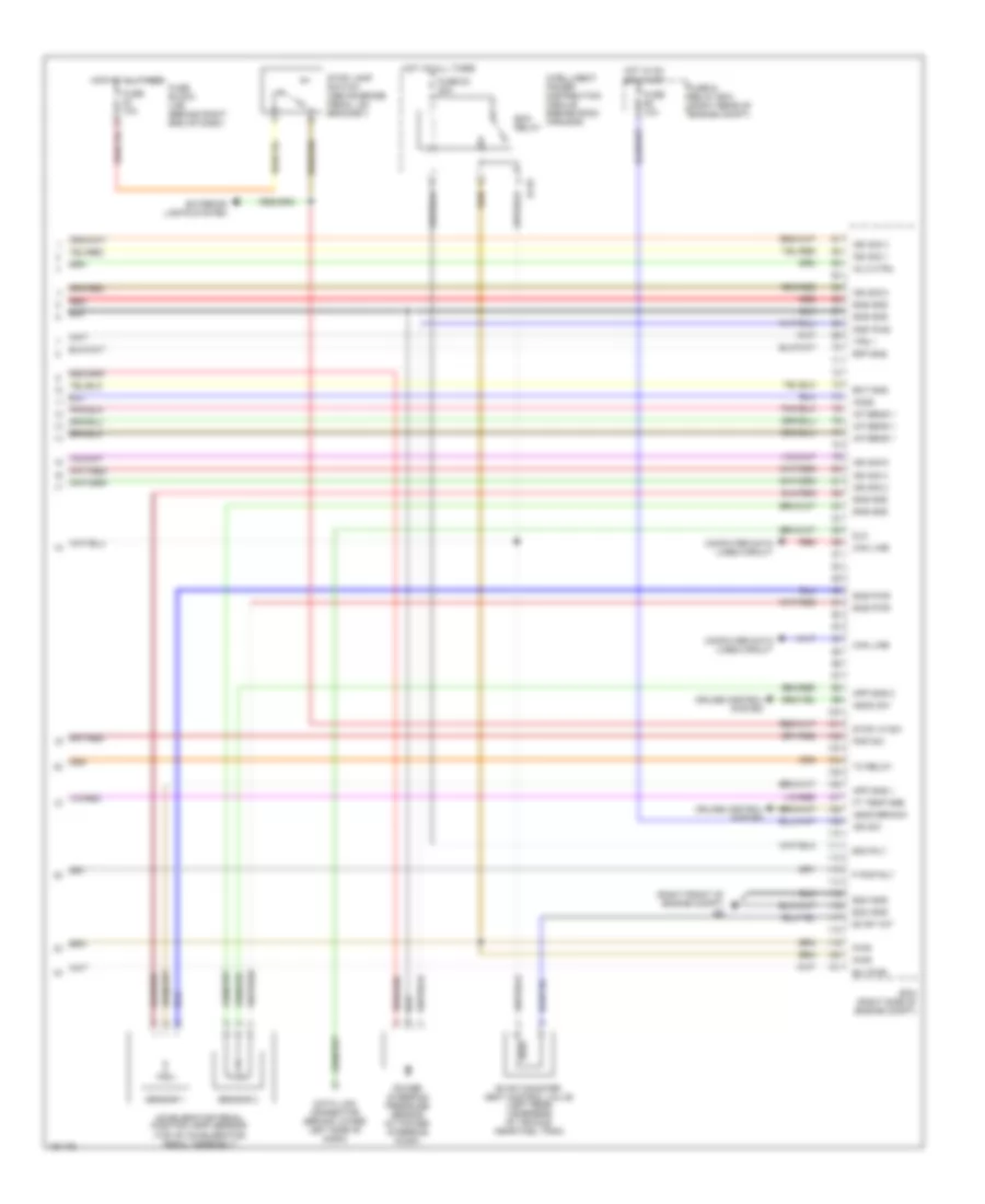 5.6L, Engine Performance Wiring Diagram (4 of 4) for Nissan Titan SE 2004