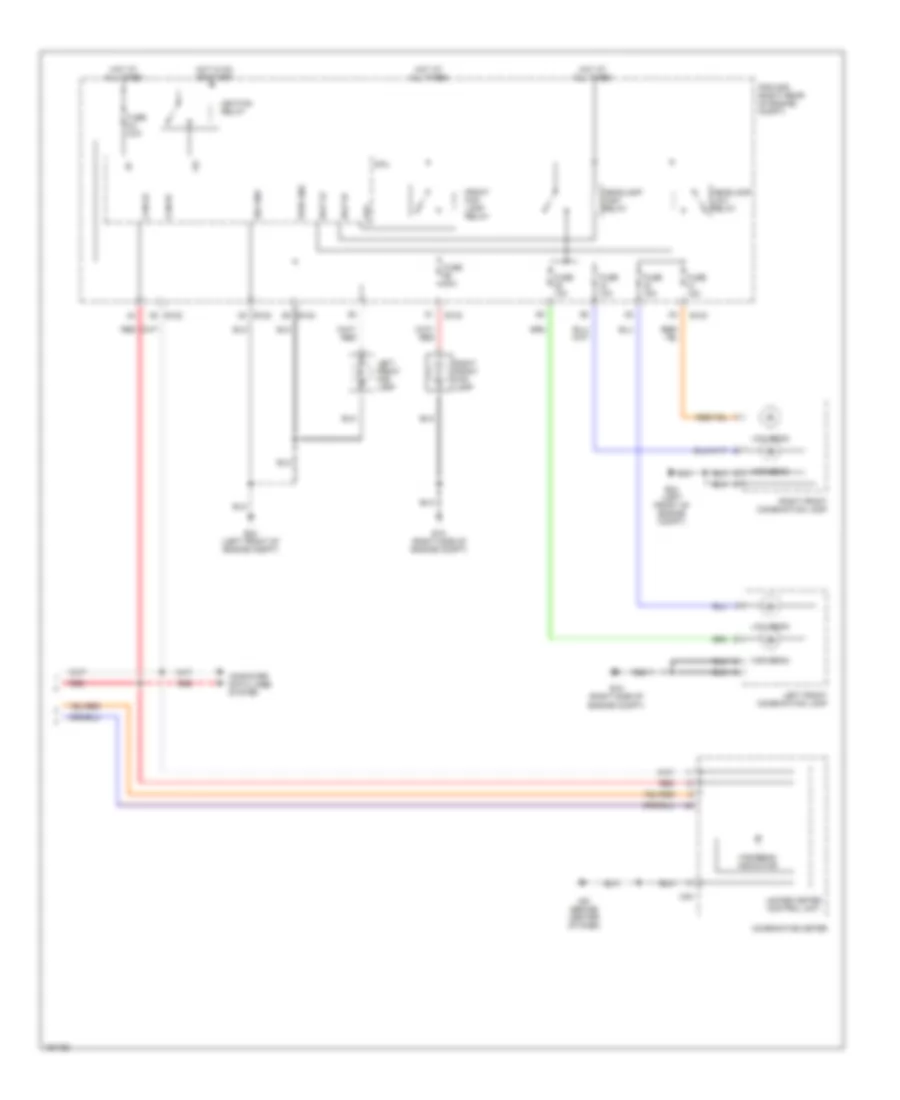 Autolamps Wiring Diagram, without DRL (2 of 2) for Nissan Titan SE 2004