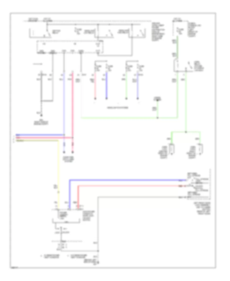 Forced Entry Wiring Diagram 2 of 2 for Nissan Quest 2007