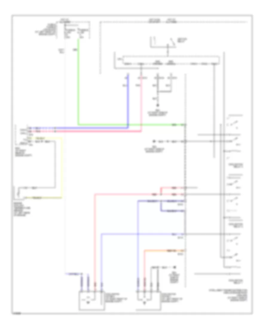Cooling Fan Wiring Diagram for Nissan Quest 2007