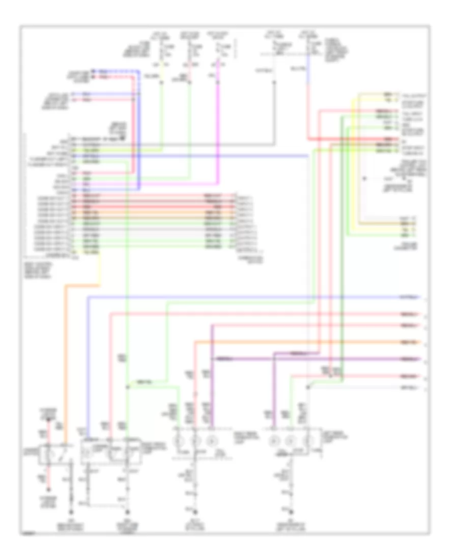 Exterior Lamps Wiring Diagram (1 of 2) for Nissan Quest 2007