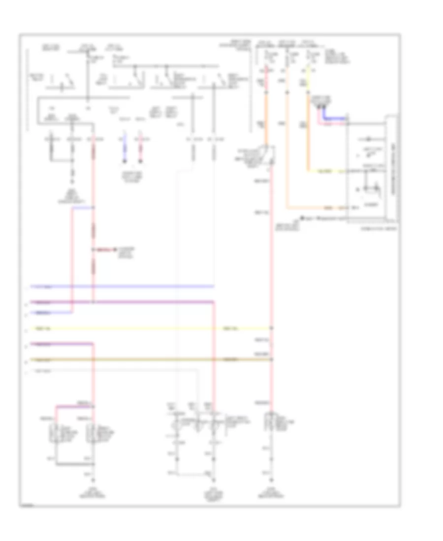 Exterior Lamps Wiring Diagram 2 of 2 for Nissan Quest 2007