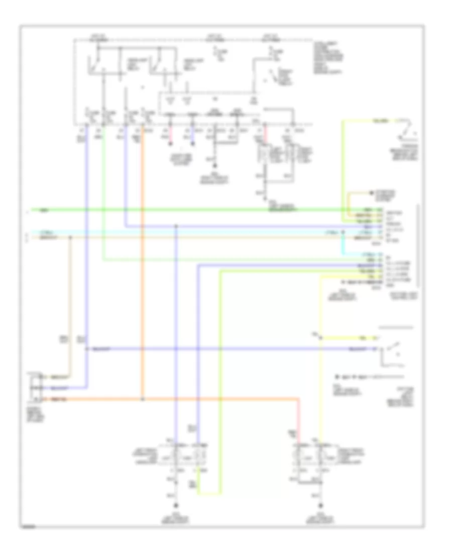 Autolamps Wiring Diagram, with DRL (2 of 2) for Nissan Quest 2007