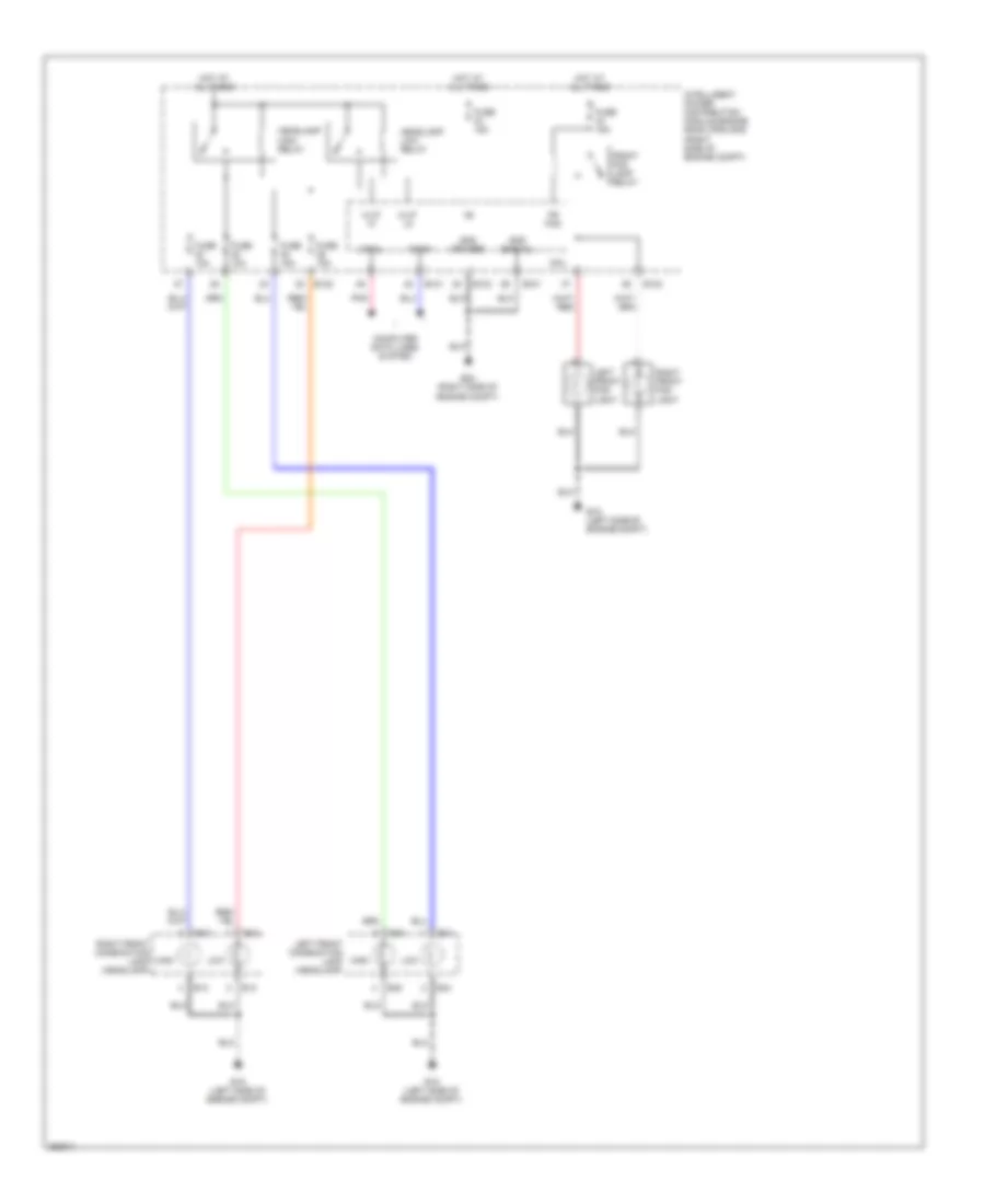 Autolamps Wiring Diagram without DRL 2 of 2 for Nissan Quest 2007
