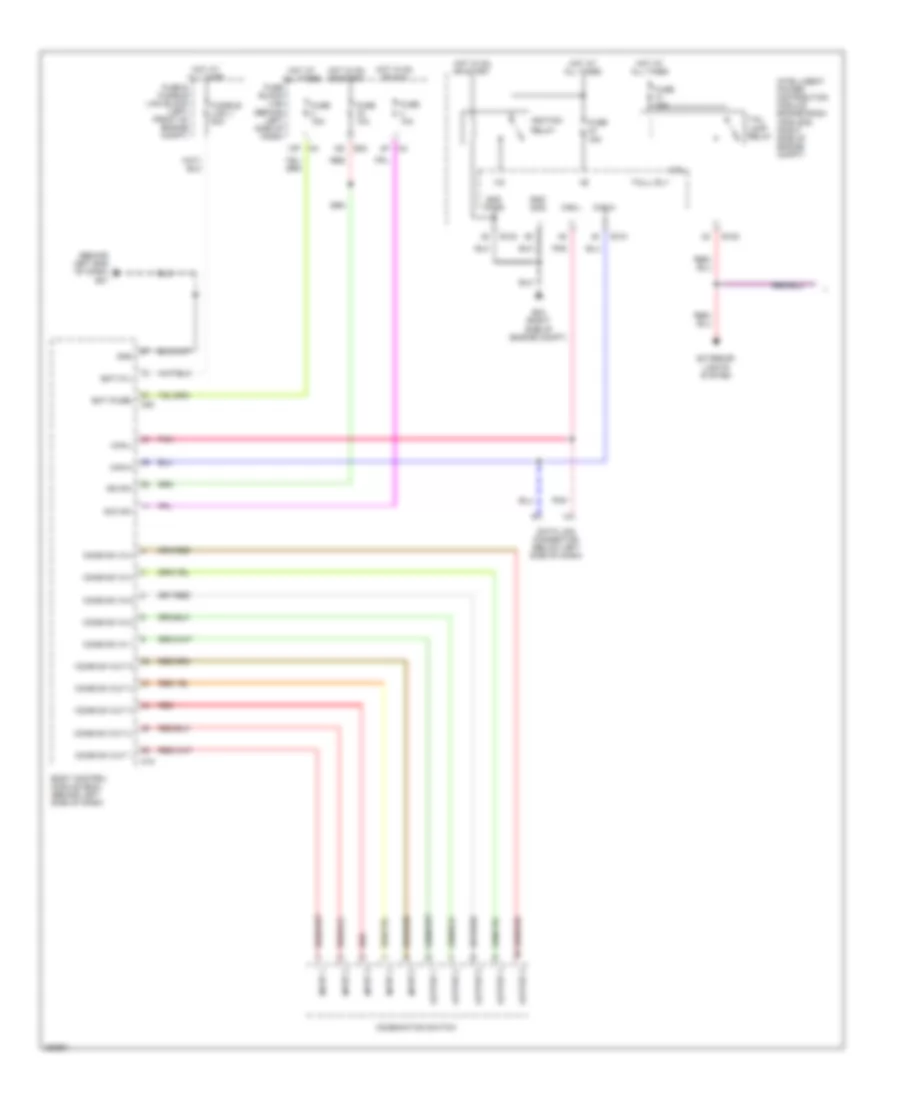 Instrument Illumination Wiring Diagram 1 of 2 for Nissan Quest 2007