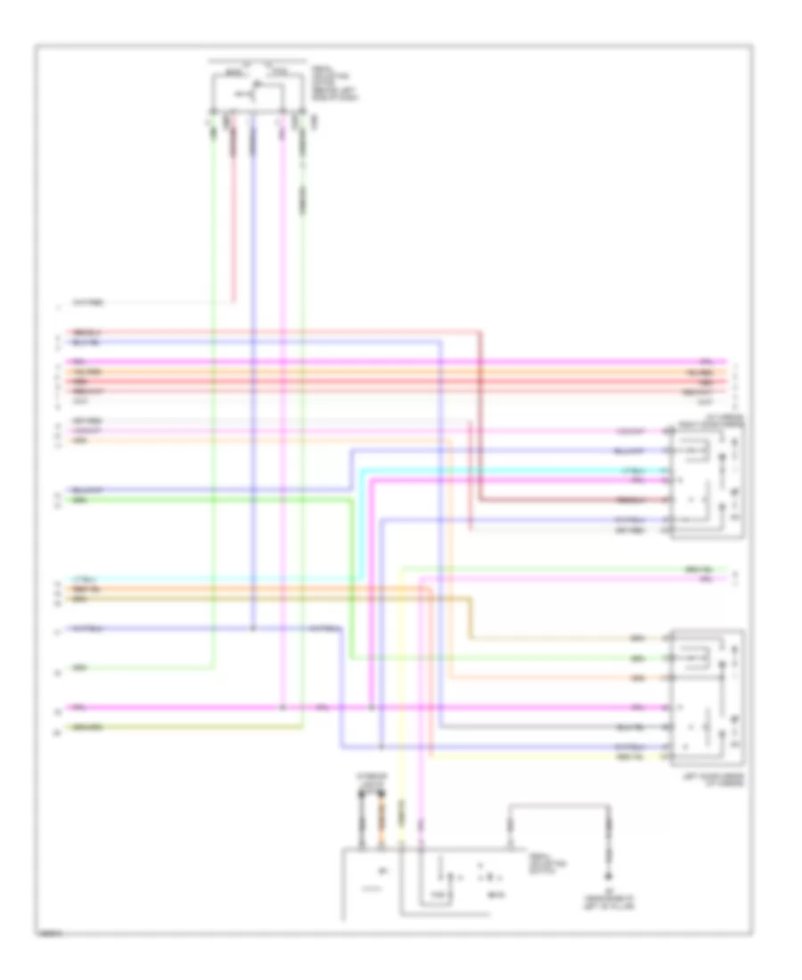 Memory Systems Wiring Diagram 2 of 3 for Nissan Quest 2007