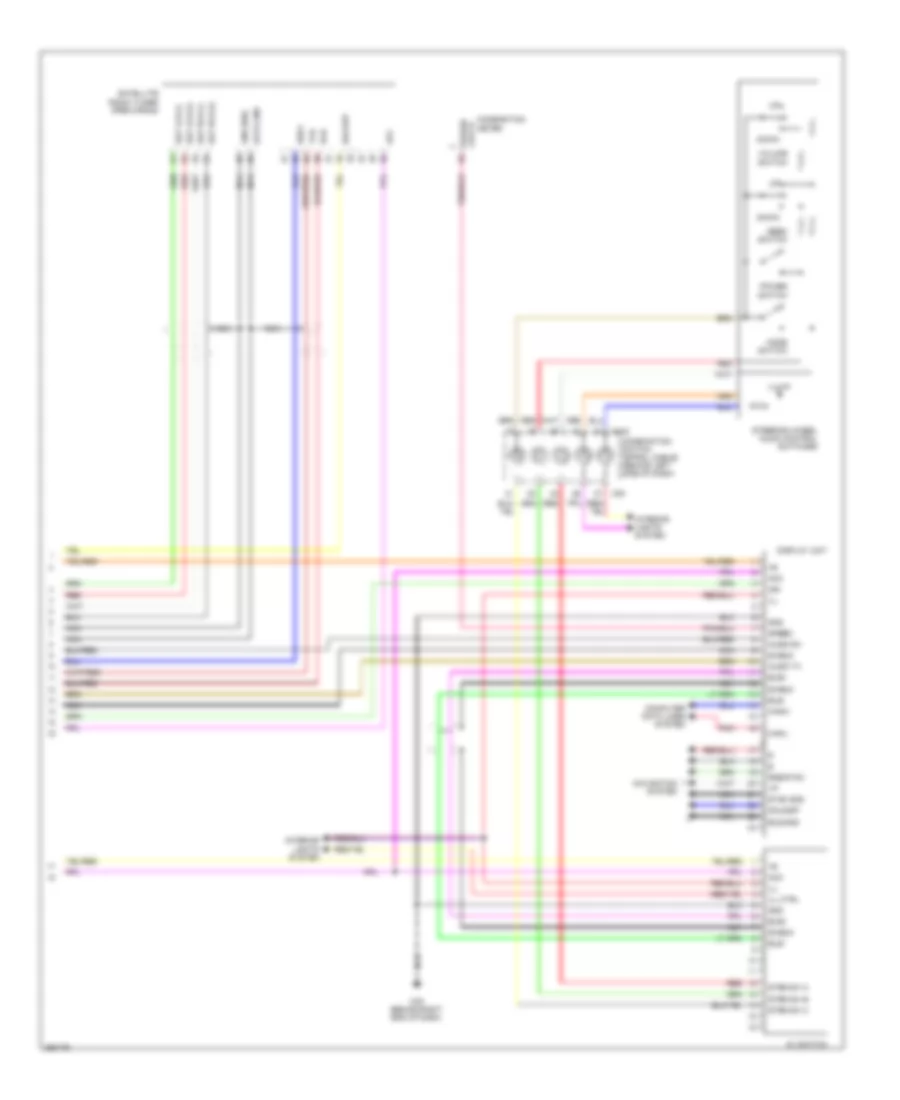 Base Radio Wiring Diagram (2 of 2) for Nissan Quest 2007