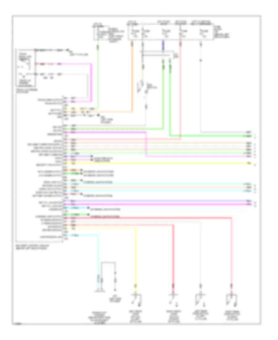 Электросхема открывания авто, без Система безключевого доступа (1 из 3) для Nissan Sentra FE-S 2014