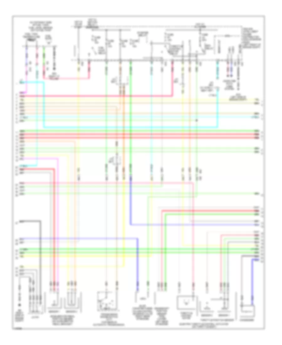 1.8L, Электросхема системы управления двигателем (2 из 4) для Nissan Sentra FE-S 2014