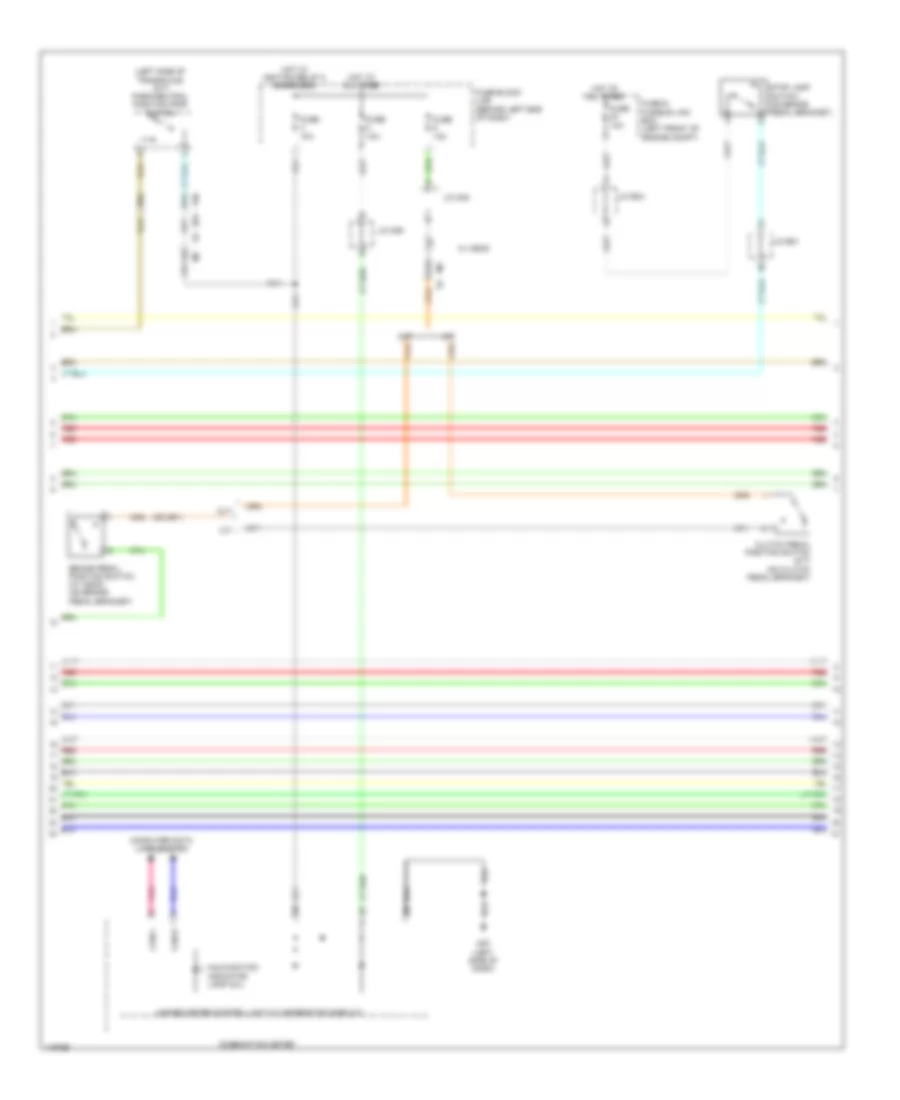 1.8L, Электросхема системы управления двигателем (3 из 4) для Nissan Sentra FE-S 2014