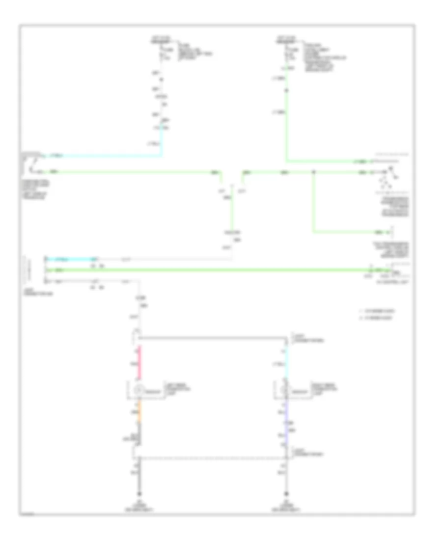 Электросхема заднего хода для Nissan Sentra FE-S 2014