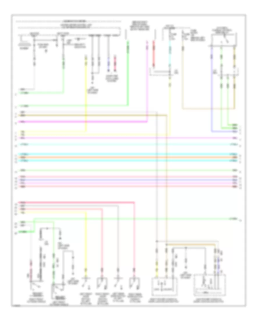 Электросхема центрального замка, С Система безключевого доступа (2 из 3) для Nissan Sentra FE-S 2014