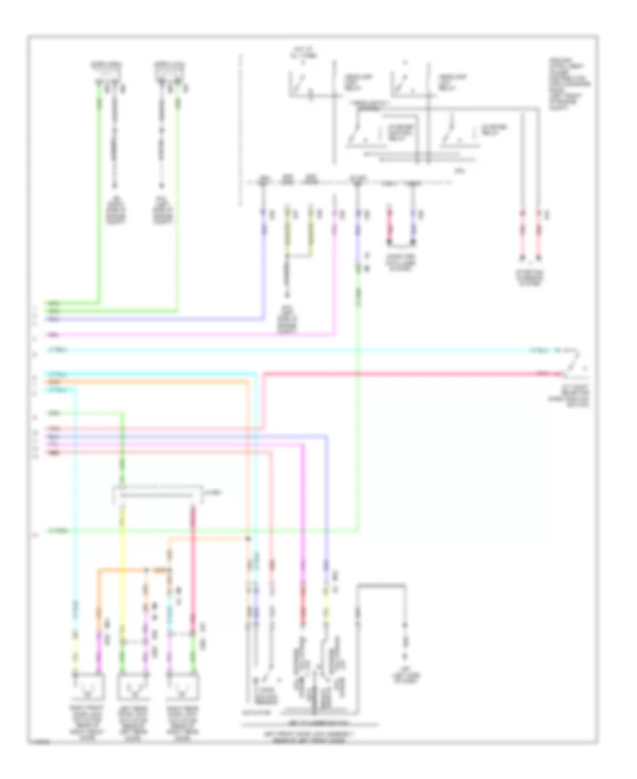 Электросхема центрального замка, С Система безключевого доступа (3 из 3) для Nissan Sentra FE-S 2014