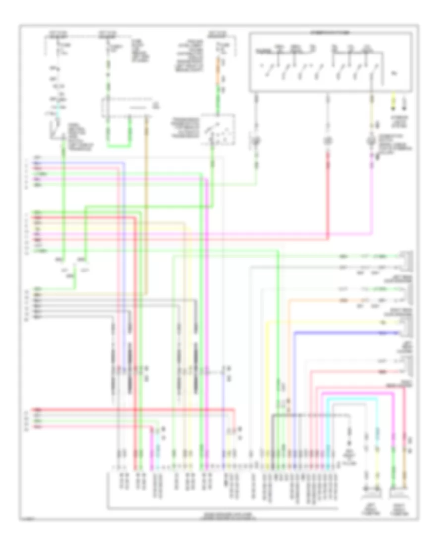 Электросхема магнитолы, С Bose С Навигация (2 из 2) для Nissan Sentra FE-S 2014