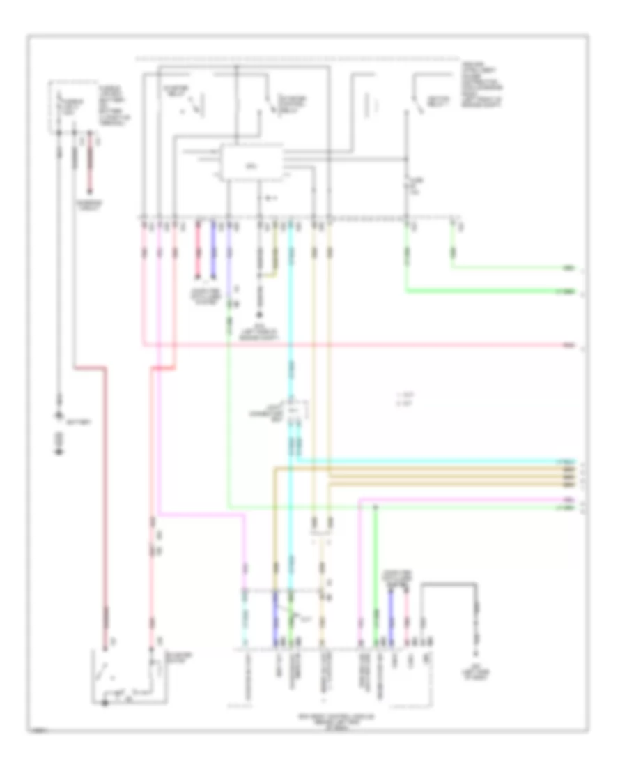 Электросхема стартера, С Чип-ключ (1 из 2) для Nissan Sentra FE-S 2014