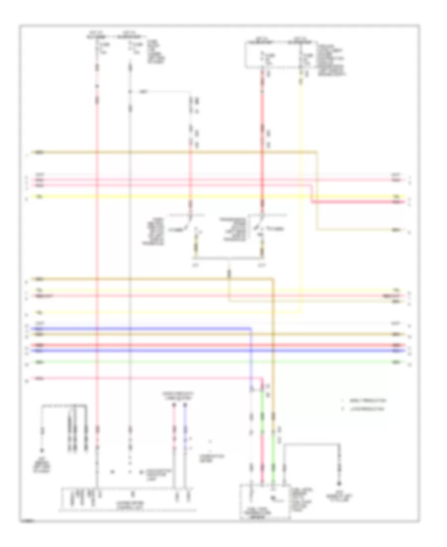 1.6L, Engine Performance Wiring Diagram (4 of 5) for Nissan Versa S 2012