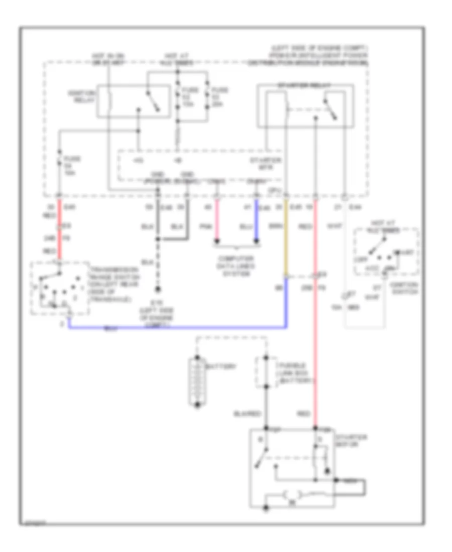1 8L Starting Wiring Diagram A T for Nissan Versa S 2012