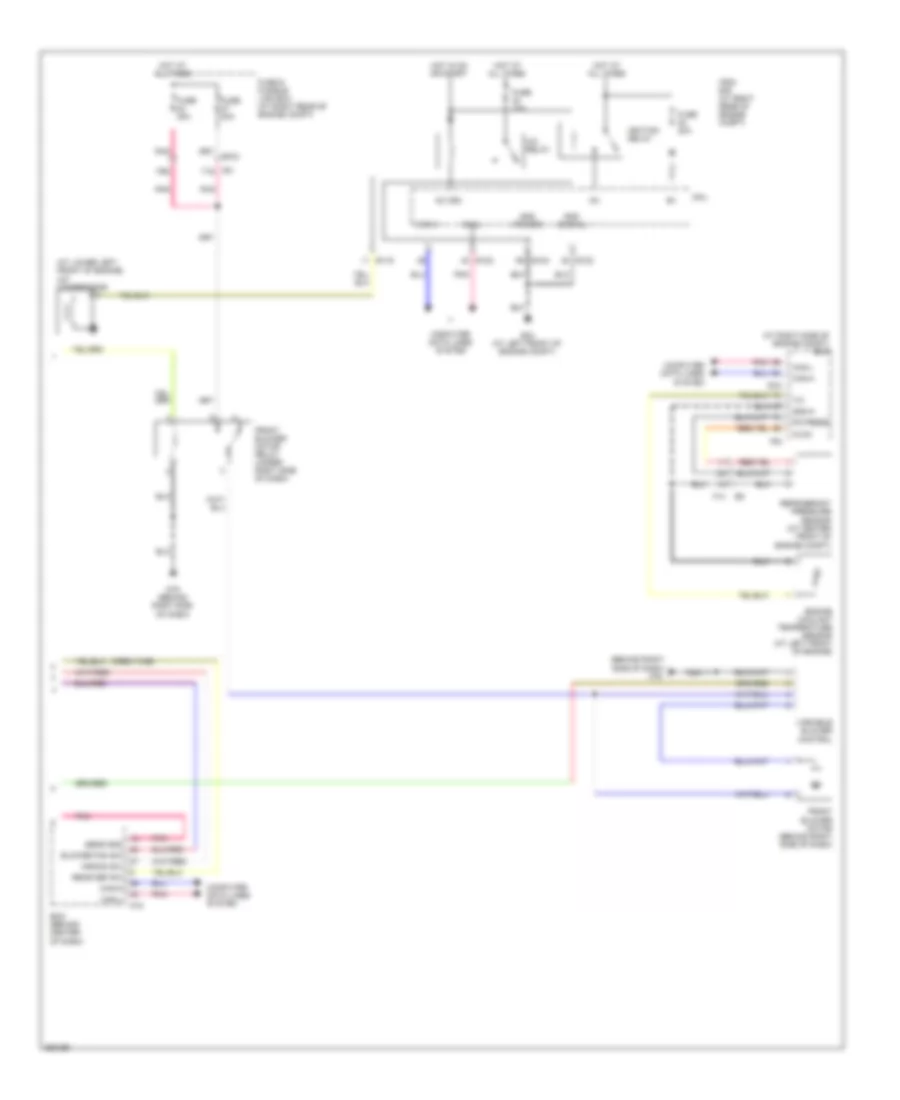 Automatic A C Wiring Diagram 2 of 2 for Nissan Titan PRO 4X 2011
