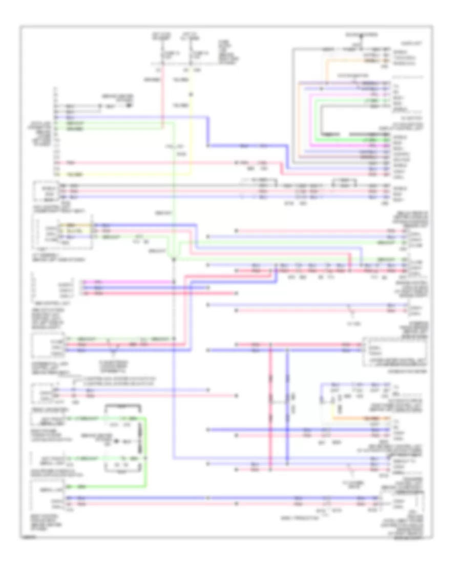 Computer Data Lines Wiring Diagram for Nissan Titan PRO-4X 2011