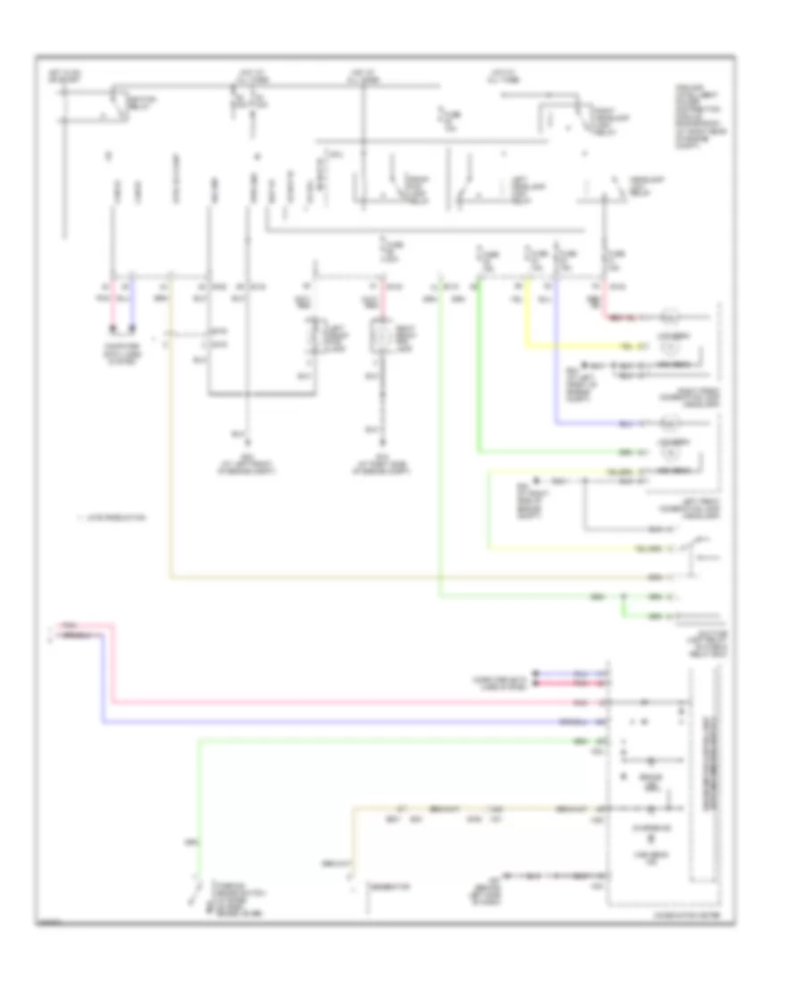 Autolamps Wiring Diagram, with DRL (2 of 2) for Nissan Titan PRO-4X 2011