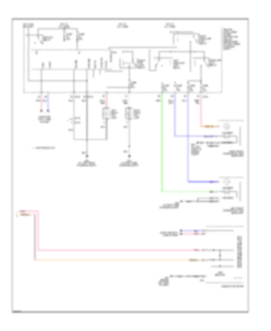 Autolamps Wiring Diagram without DRL 2 of 2 for Nissan Titan PRO 4X 2011