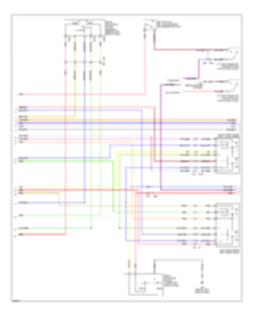 Memory Systems Wiring Diagram 2 of 3 for Nissan Titan PRO 4X 2011