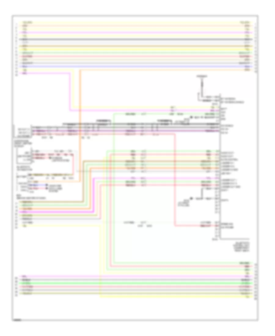Navigation Wiring Diagram (2 of 5) for Nissan Titan PRO-4X 2011