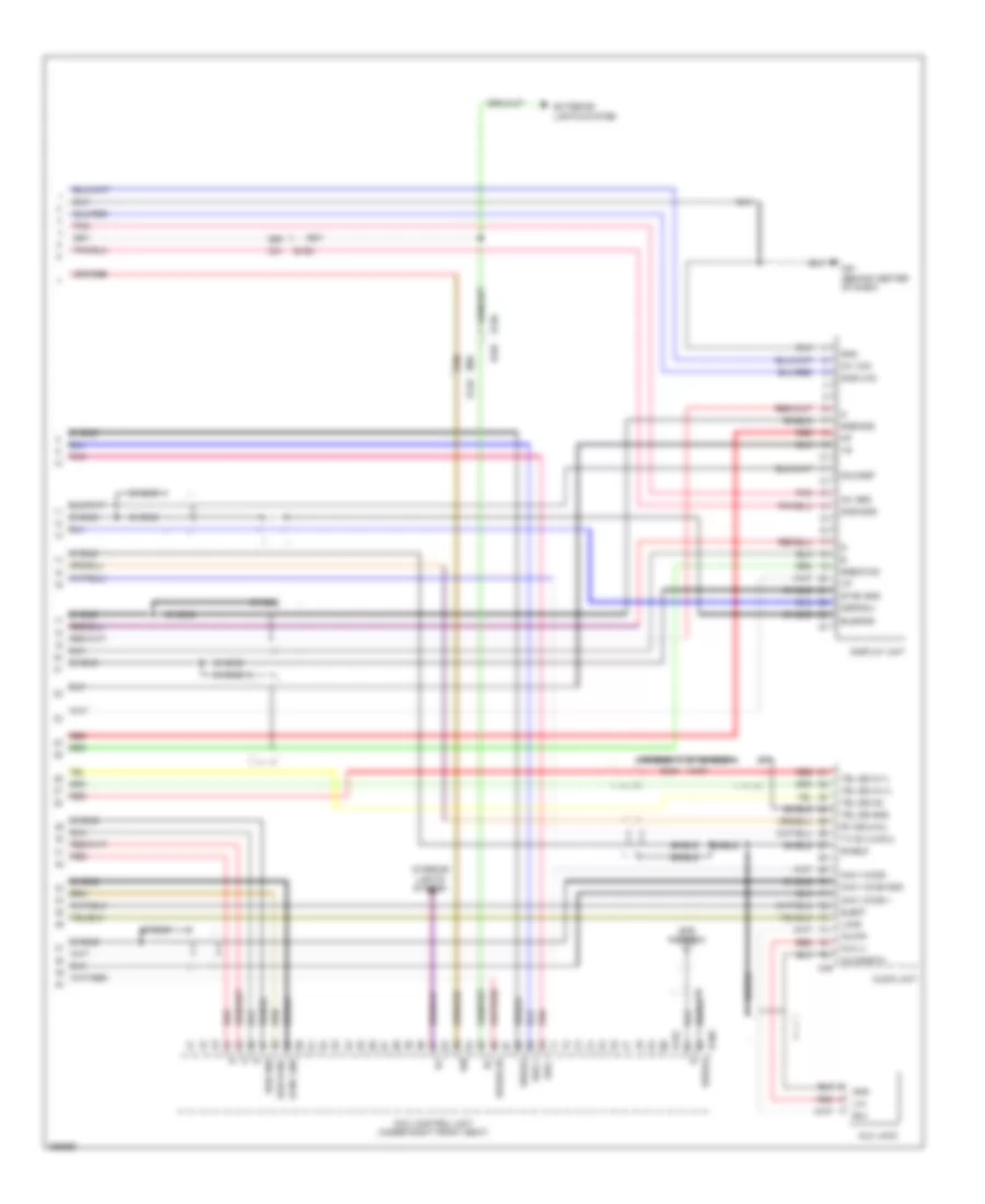 Navigation Wiring Diagram (5 of 5) for Nissan Titan PRO-4X 2011