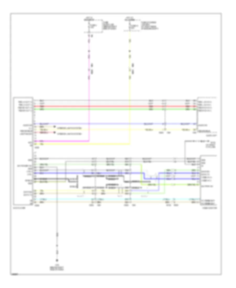 DVD Player Wiring Diagram for Nissan Titan PRO-4X 2011