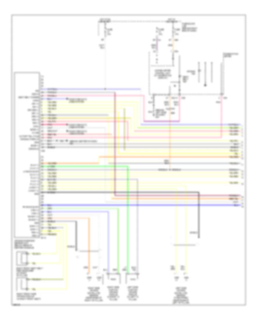 Supplemental Restraints Wiring Diagram 1 of 3 for Nissan Titan PRO 4X 2011