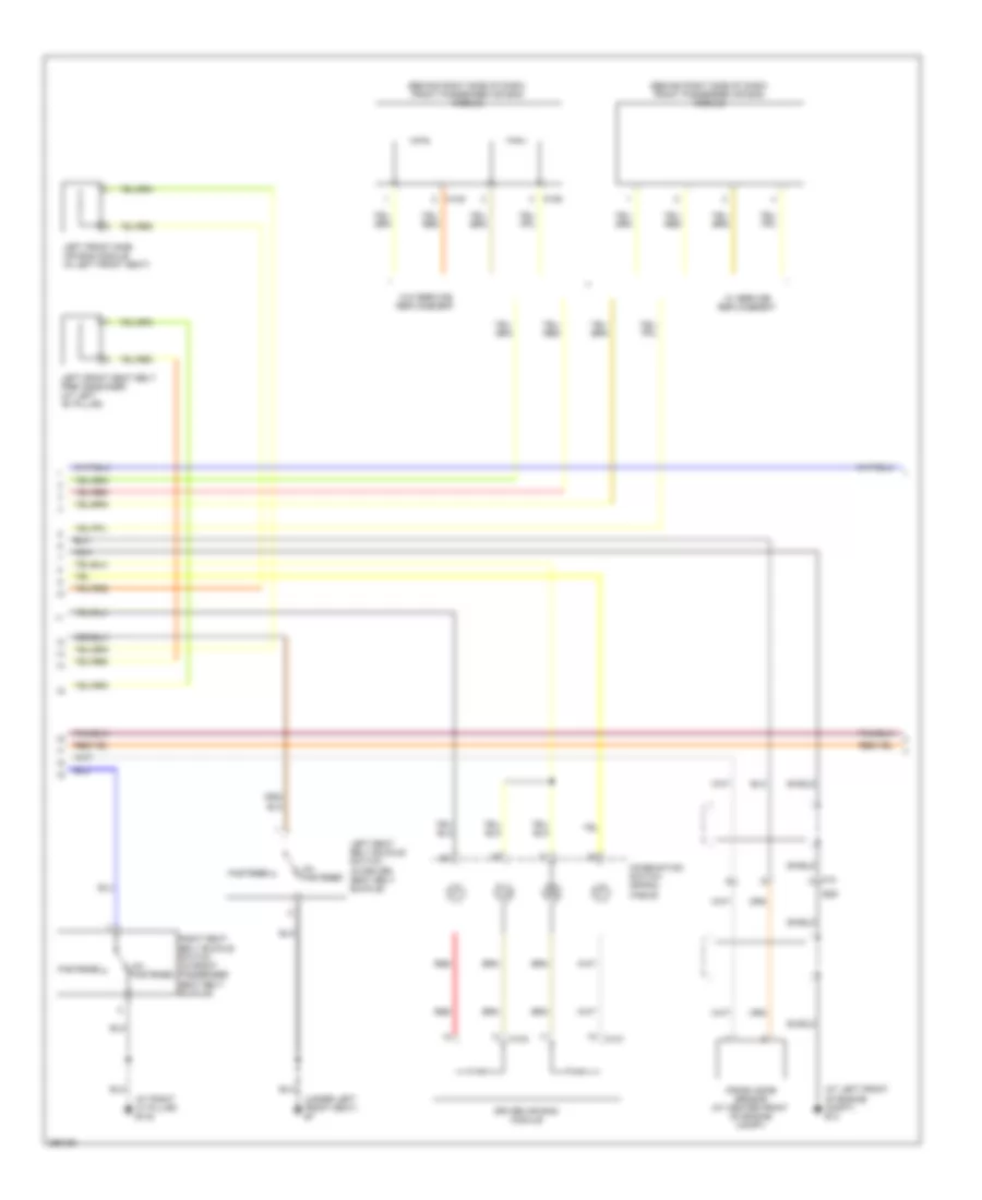 Supplemental Restraints Wiring Diagram 2 of 3 for Nissan Titan PRO 4X 2011